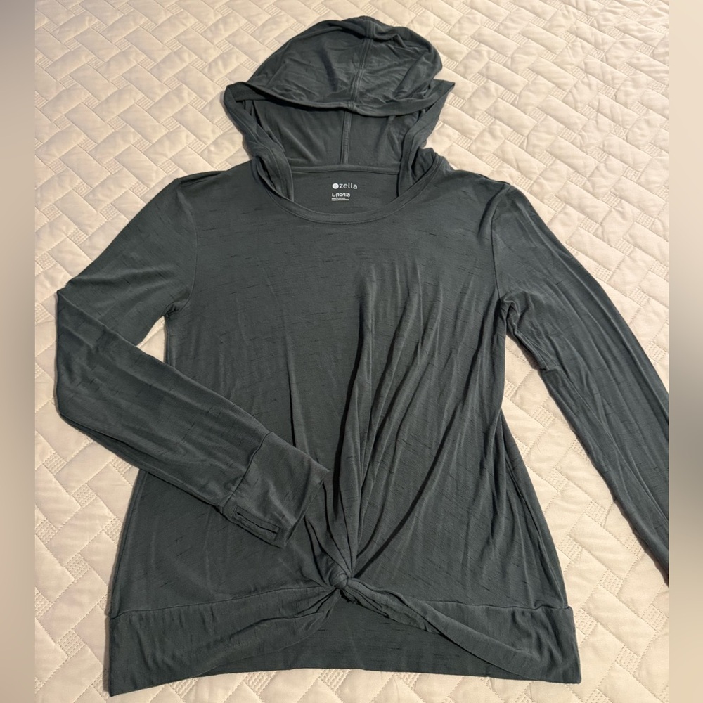 Zella Charcoal Hooded Sweatshirt